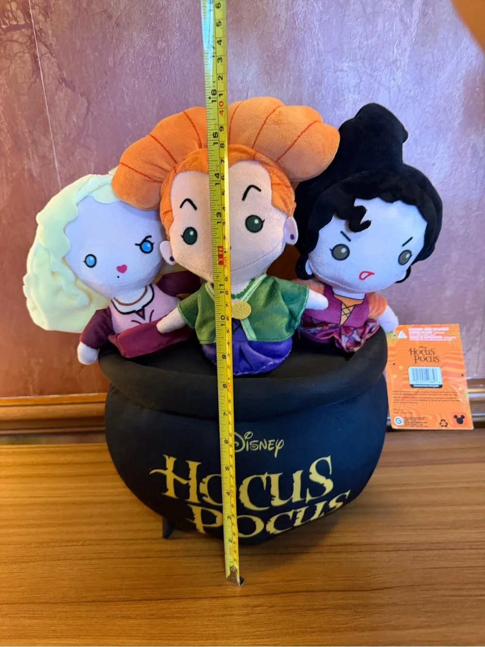 Disney Hocus Pocus Sanderson Sisters Cauldron Plush Greeter Large 17